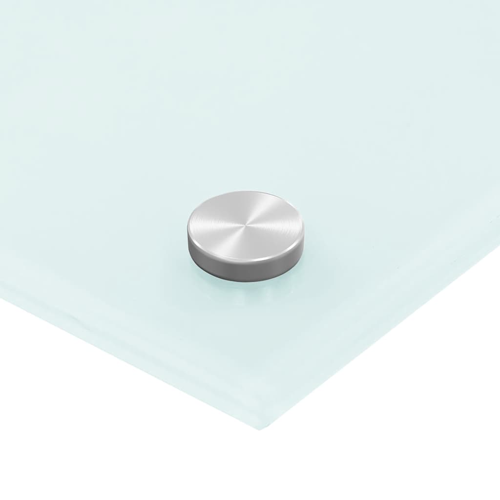 Kitchen Backsplashes 2 pcs White 80x40 cm Tempered Glass